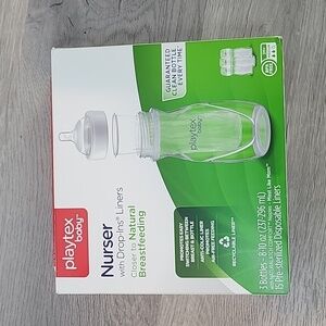Playtex baby nurser bottles with drop in liners